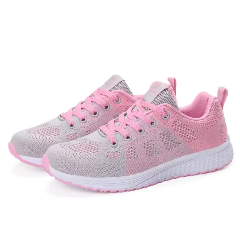 Baskets de sport légères en maille, semelle EVA, du 36 au 42, rose