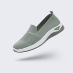 Baskets orthopédiques femme, semelle amortissante, cinq coloris, vert