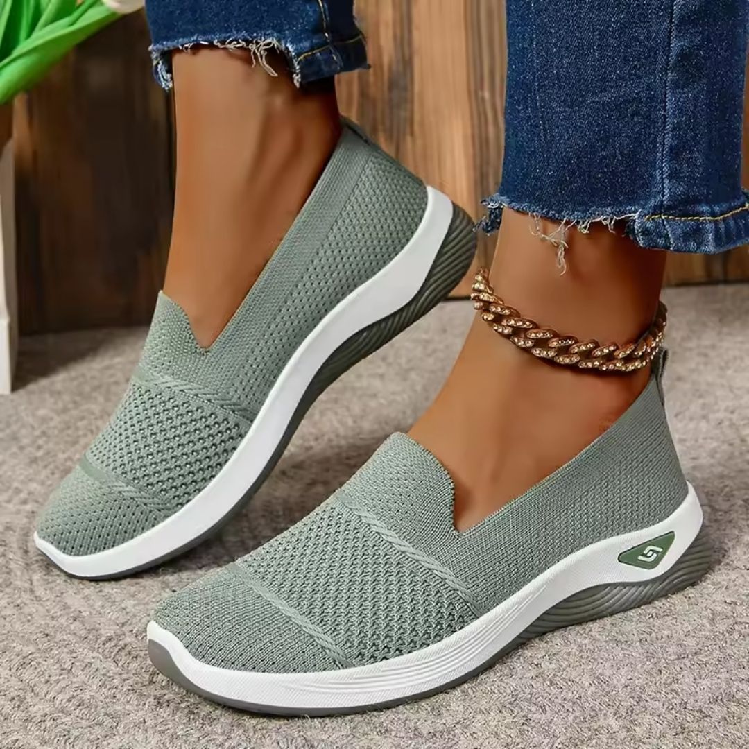 Baskets orthopédiques femme, semelle amortissante, cinq coloris
