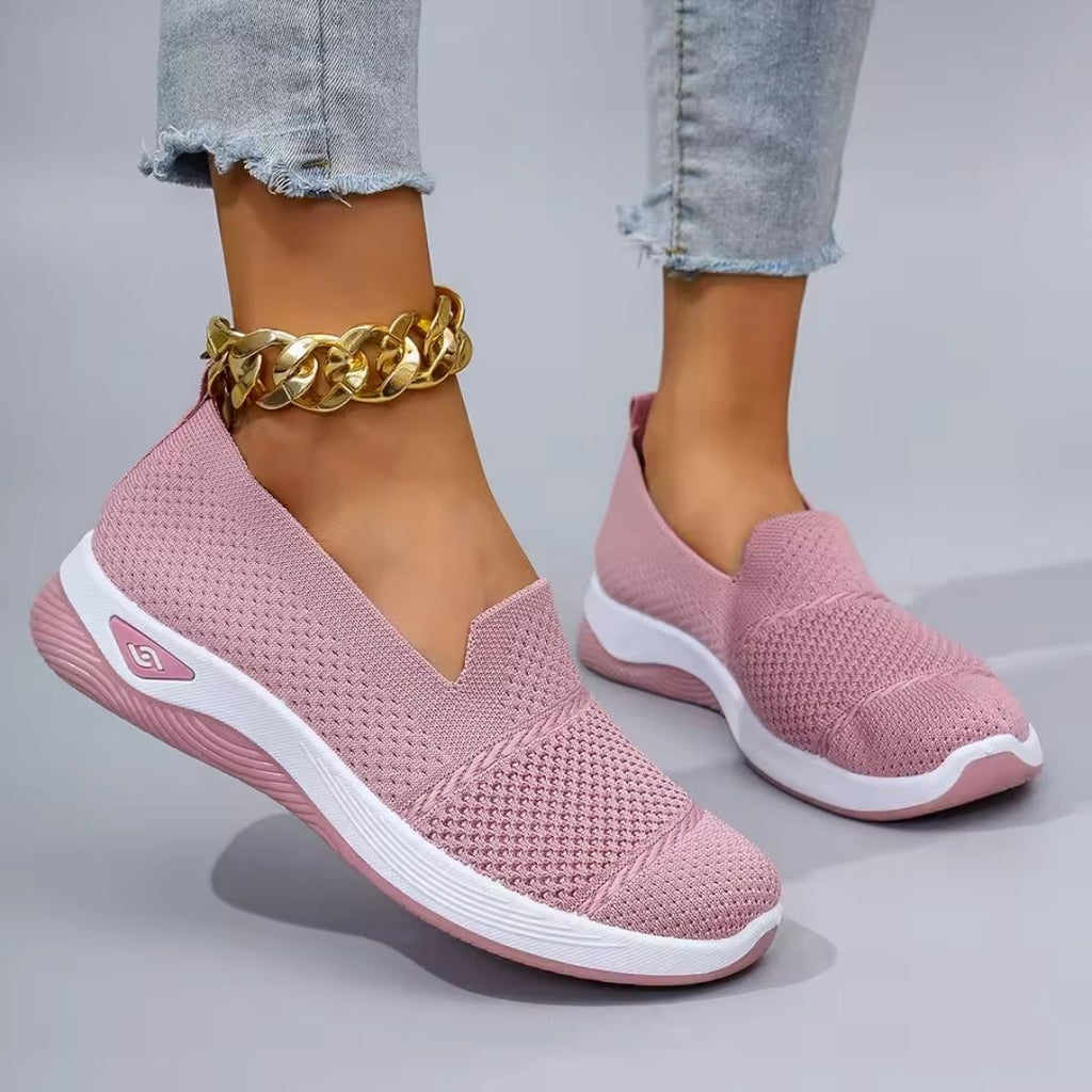 Baskets orthopédiques femme, semelle amortissante, cinq coloris