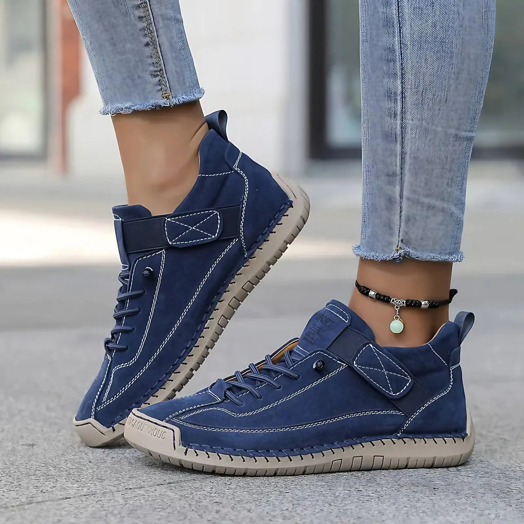 Baskets femme légères sans lacets, moins de 200 g, dix coloris, bleu marine