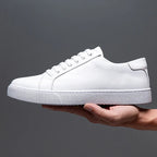 Baskets homme de ville, semelle rembourrée, du 38 au 47, blanc