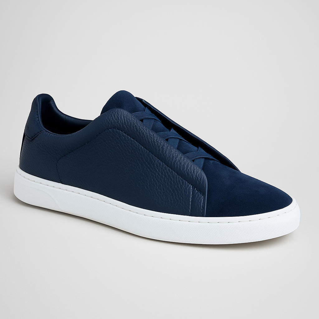 Baskets homme de ville légères, ligne épurée, trois coloris