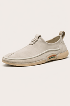 Baskets homme légères sans lacets, à enfiler, kaki ou gris