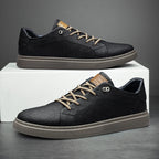 Baskets homme de ville à lacets, noir, blanc ou marron