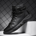 Baskets homme noires, semelle intérieure rembourrée, du 39 au 48, noir