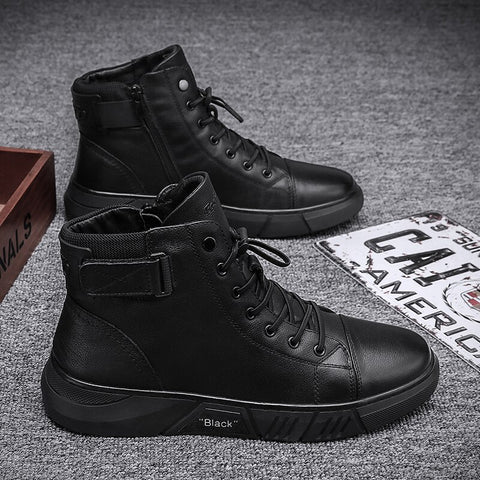 Baskets homme noires, semelle intérieure rembourrée, du 39 au 48