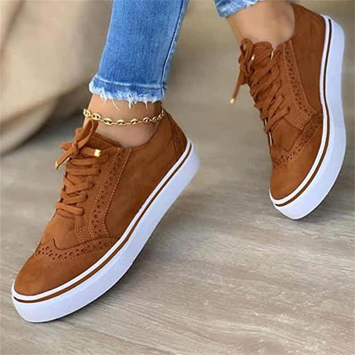 Baskets orthopédiques femme à lacets, semelle amortie, 36 au 43