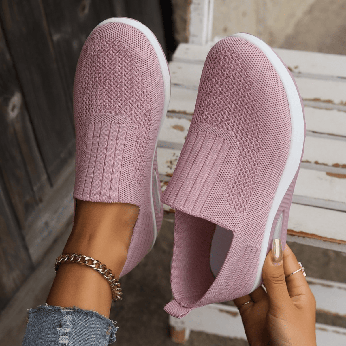 Baskets orthopédiques femme, semelle amortissante, sept coloris
