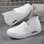 Baskets orthopédiques femme, semelle amortissante, sept coloris, blanc
