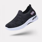 Baskets orthopédiques femme à semelle amortissante, du 35 au 41, rose et gris