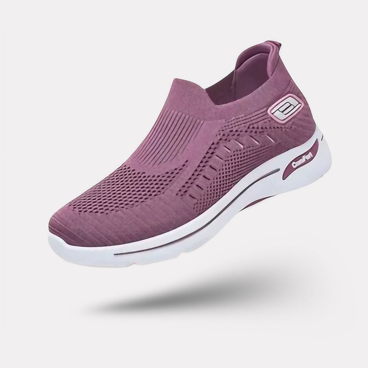 Baskets orthopédiques femme à semelle amortissante, du 35 au 41, violet