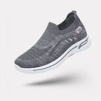 Baskets orthopédiques femme à semelle amortissante, du 35 au 41, gris foncé
