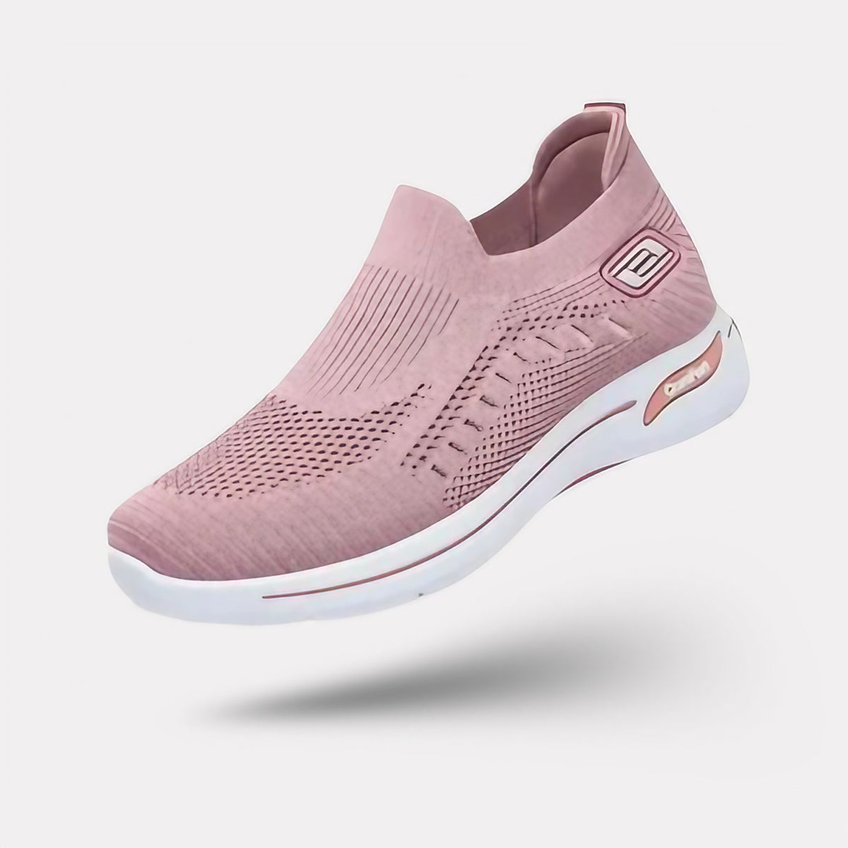 Baskets orthopédiques femme à semelle amortissante, du 35 au 41, rose
