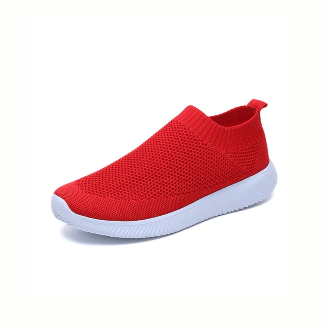 Baskets orthopédiques femme, cinq coloris, du 36 au 43, rouge