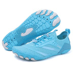 Chaussures aquatiques pieds nus mixtes, séchage rapide, bleu