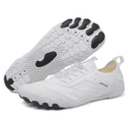 Chaussures aquatiques pieds nus mixtes, séchage rapide, blanc