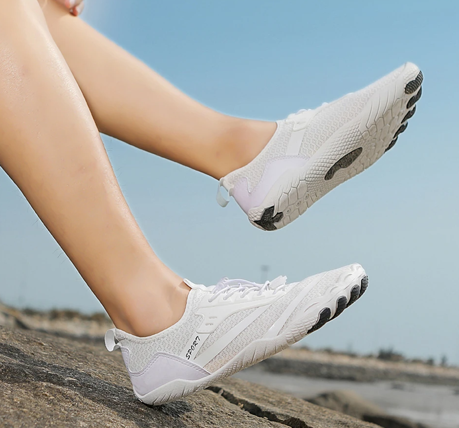 Chaussures aquatiques pieds nus mixtes, séchage rapide