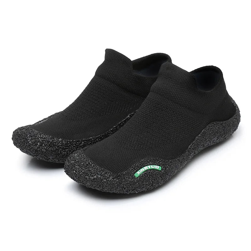 Baskets pieds nus mixtes à séchage rapide, dix coloris, noir