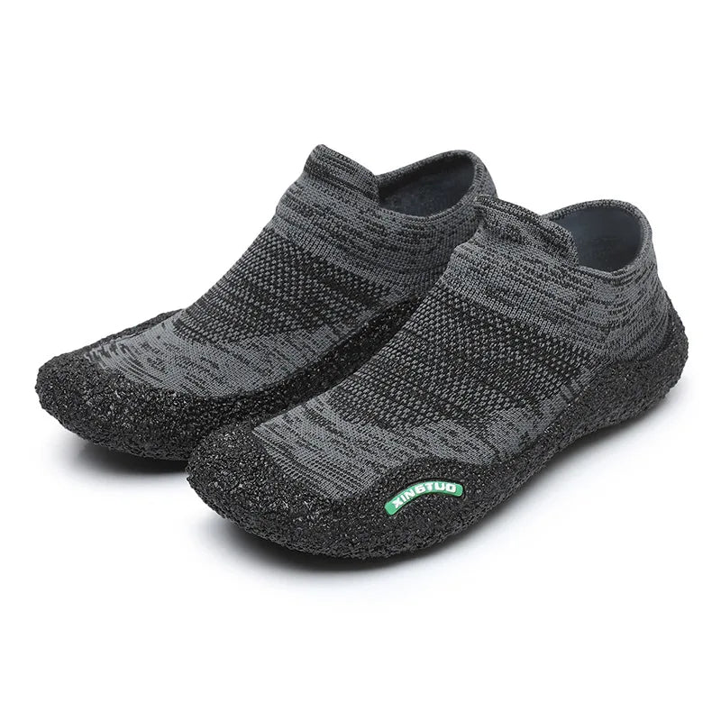 Baskets pieds nus mixtes à séchage rapide, dix coloris, gris