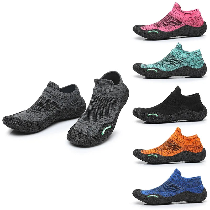 Baskets pieds nus mixtes à séchage rapide, dix coloris