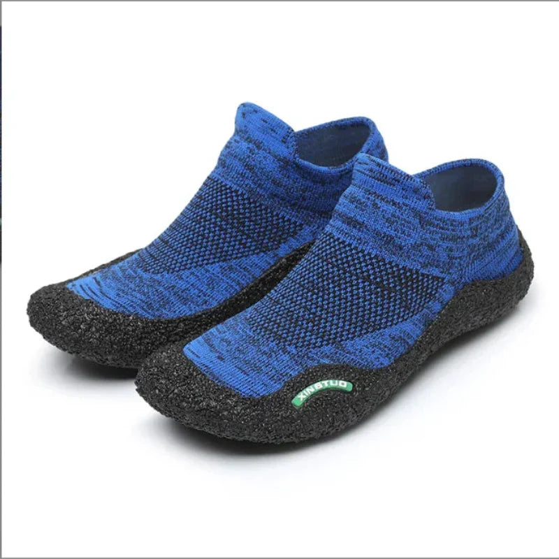 Baskets pieds nus mixtes à séchage rapide, dix coloris, bleu