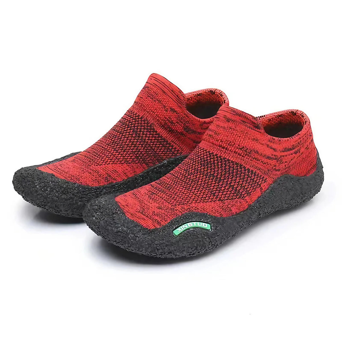 Baskets pieds nus mixtes à séchage rapide, dix coloris, rouge