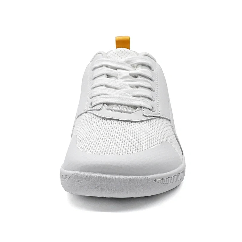 Baskets pieds nus mixtes en maille, semelle fine en caoutchouc