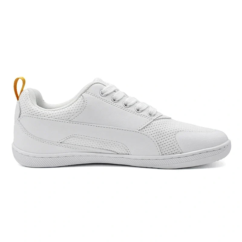 Baskets pieds nus mixtes en maille, semelle fine en caoutchouc