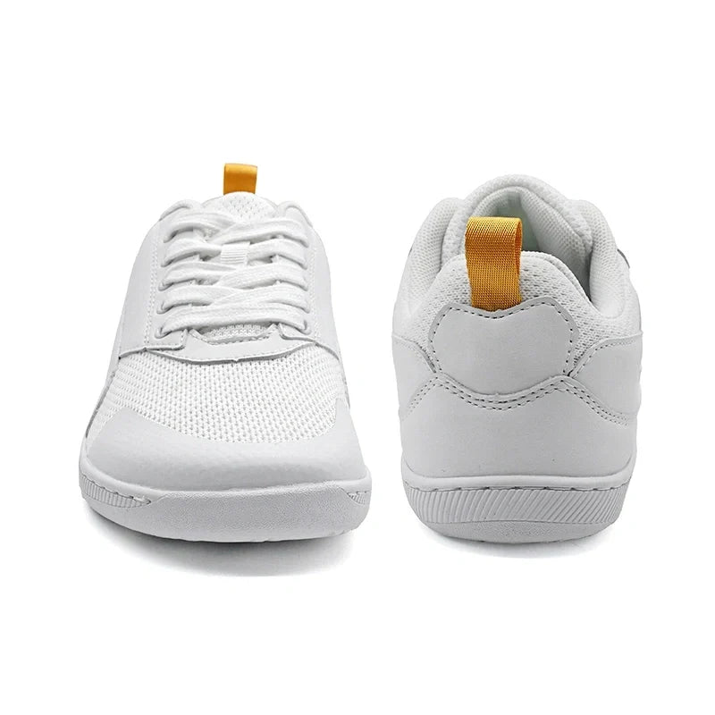 Baskets pieds nus mixtes en maille, semelle fine en caoutchouc