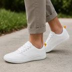 Baskets pieds nus mixtes en maille, semelle fine en caoutchouc