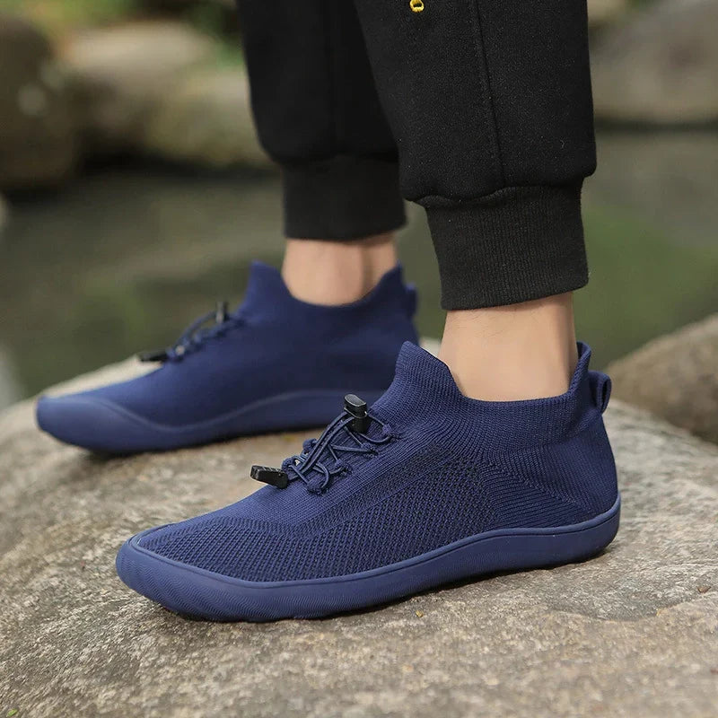 Baskets pieds nus mixtes, tige en maille, du 36 au 46