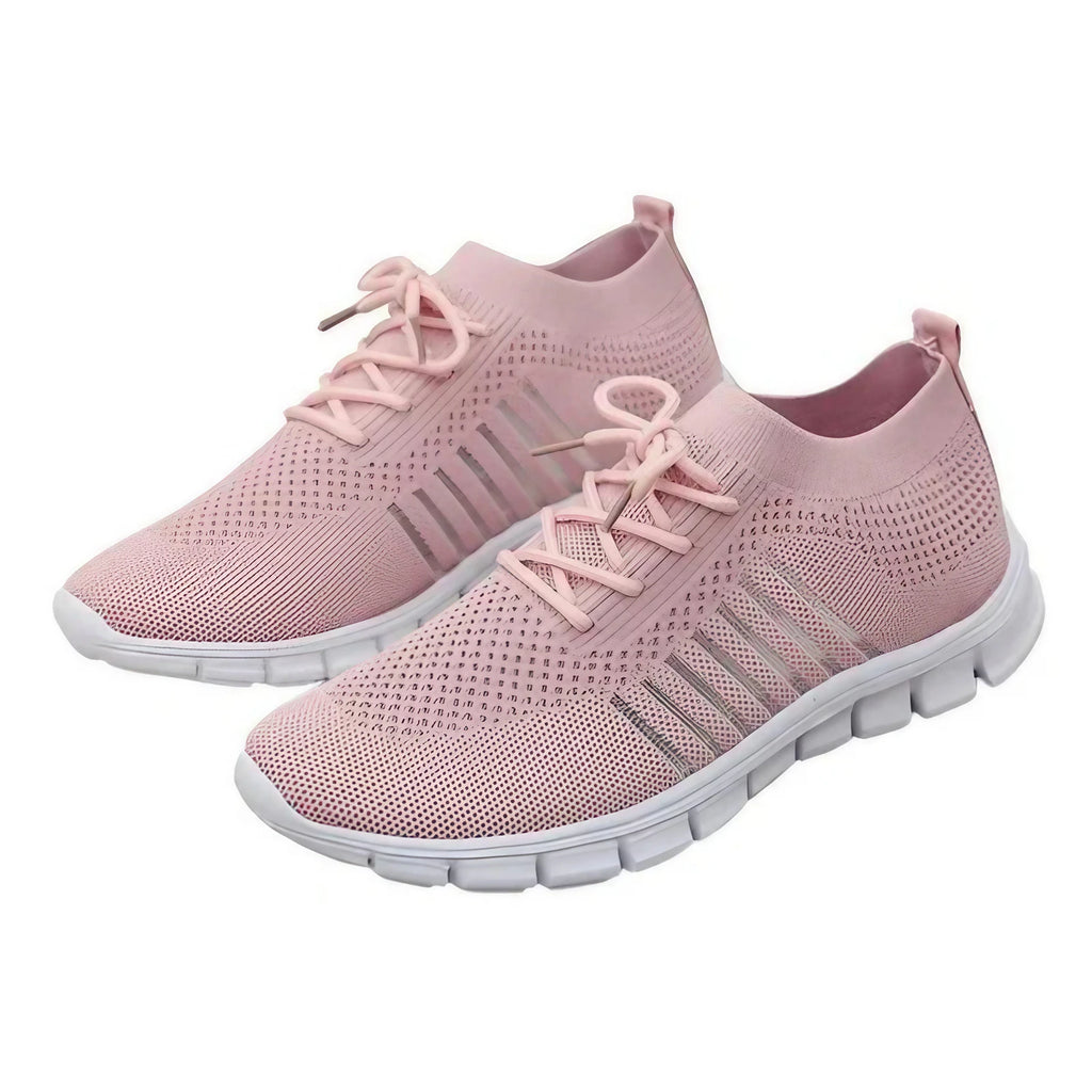 Baskets femme à enfiler sans lacets, légères, sept coloris
