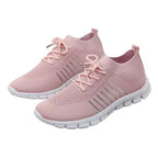 Baskets femme à enfiler sans lacets, légères, sept coloris