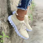 Baskets femme à enfiler sans lacets, légères, sept coloris, jaune
