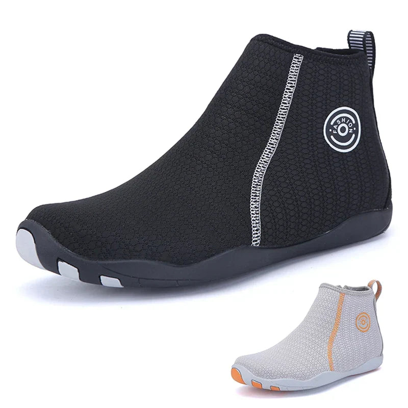 Chaussures pieds nus en néoprène à fermeture éclair, unisexe