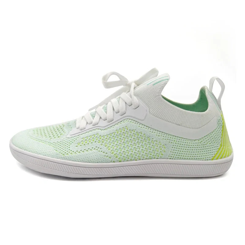 Baskets pieds nus mixtes, semelle zero drop, du 36 au 46, vert