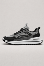 Baskets homme à semelle flexible, noir ou vert, du 39 au 44