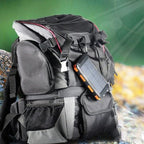 Batterie externe solaire 8000 mAh, double USB, lampe LED