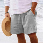 Bermuda cargo homme à poches, cinq coloris, du M au 5XL, gris