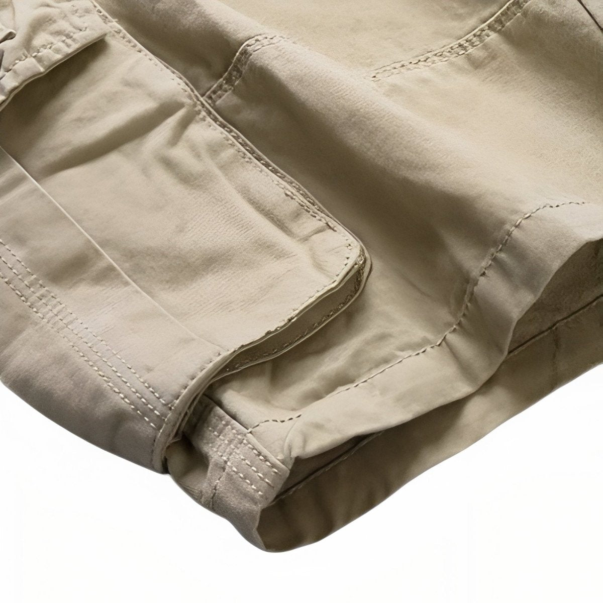 Bermuda de randonnée homme à poches cargo, ceinture ajustable