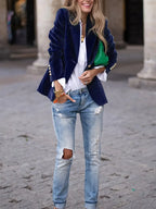 Blazer femme chic, quatre coloris, du S au 2XL