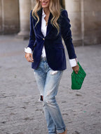 Blazer femme chic, quatre coloris, du S au 2XL