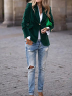 Blazer femme chic, quatre coloris, du S au 2XL