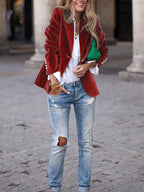 Blazer femme chic, quatre coloris, du S au 2XL