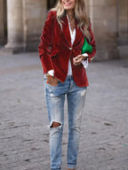 Blazer femme chic, quatre coloris, du S au 2XL
