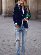 Blazer femme chic, quatre coloris, du S au 2XL
