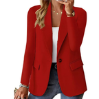 Blazer femme décontracté, huit coloris, du S au 2XL, rouge