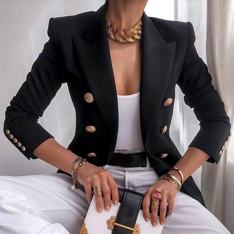 Blazer femme coupe structurée, huit coloris, du S au 2XL