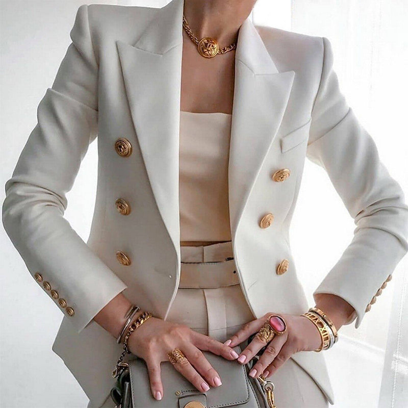 Blazer femme coupe structurée, huit coloris, du S au 2XL